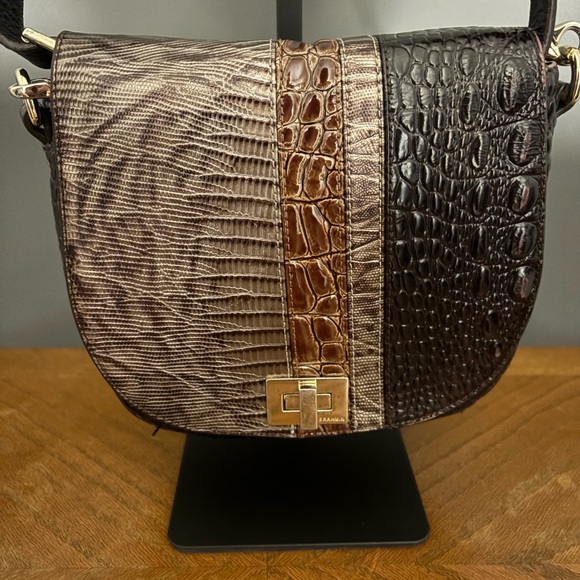 Brahmin Multi-Textured Crossbody Bag - Picture 6 of 7
